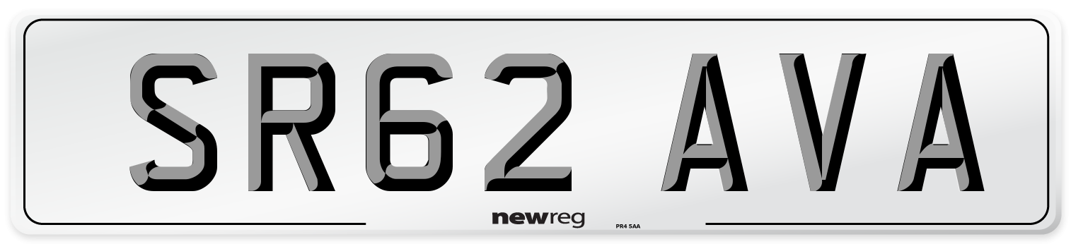 SR62 AVA Number Plate from New Reg